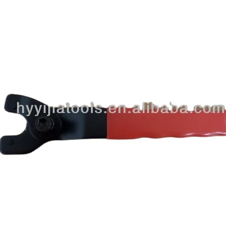 carbon steel black oxide finished universal key for angle grinder with plastic handle