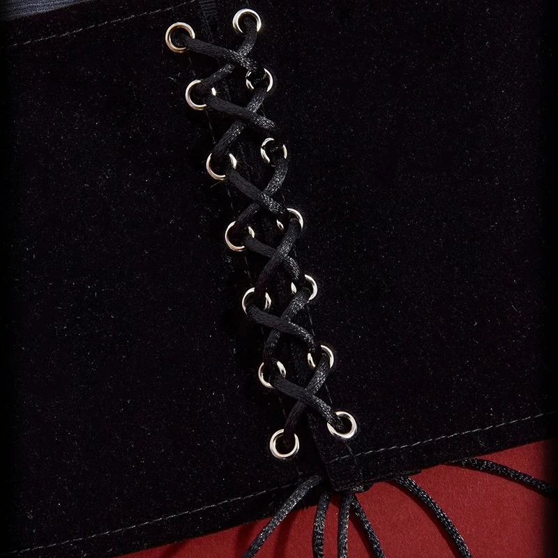 Women Polyester Lace-up Tied Waist Belt Ladies Sexy Wide Corset Waistband Harness Strap Belly Belts