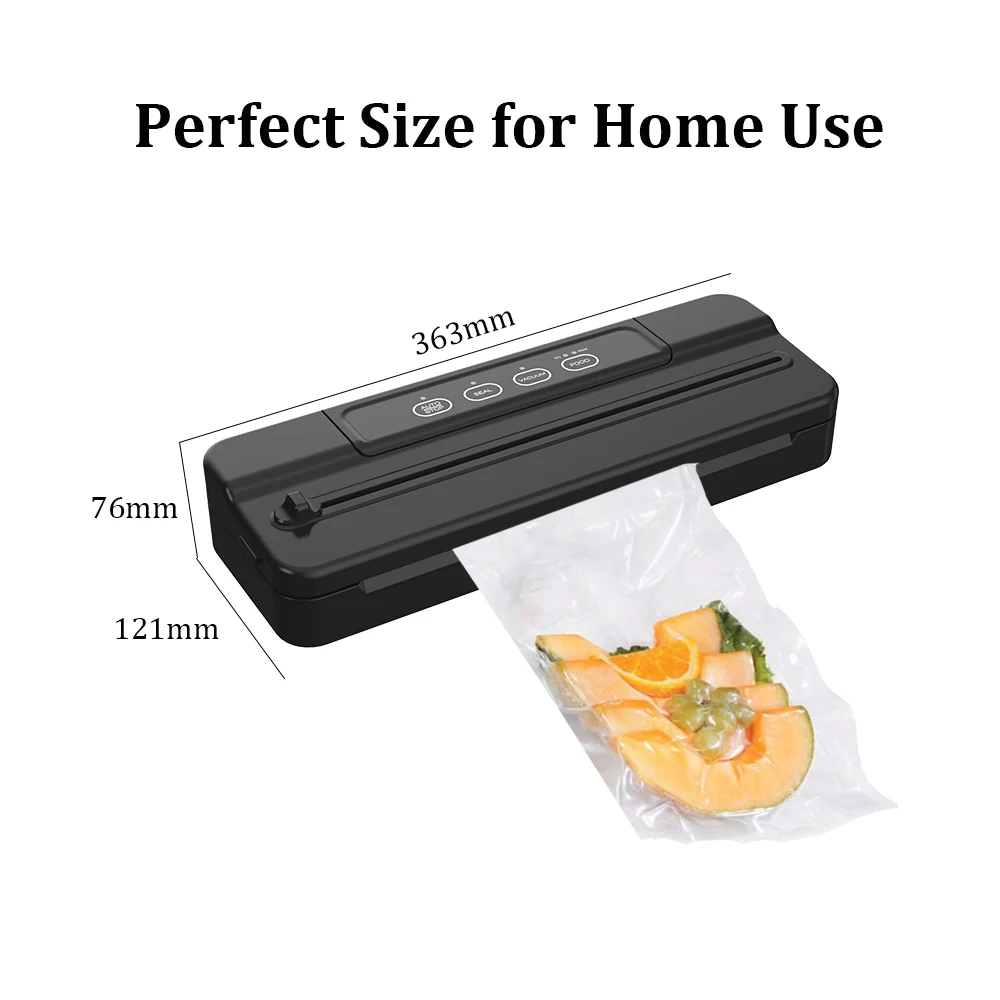 Home use xl wet and dry food nuts pet food keep fresh vacuum sealer 3 in 1 automatic with plastic bag set