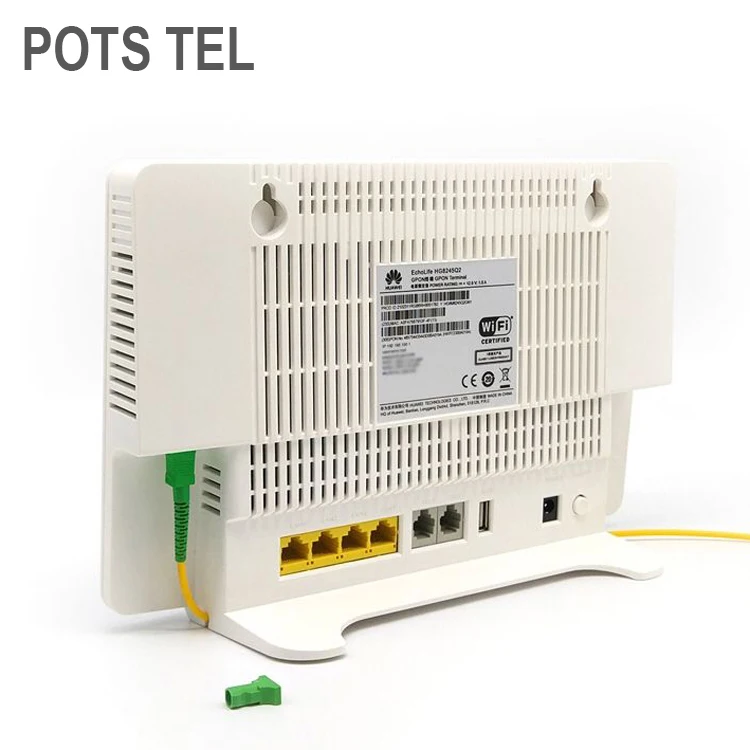 Fiber Optic Terminal XPON GPON Modem Router HG8245Q2 GPON Optical Interface 4GE+Pots+2.4G Wifi+5G+2USB XPON ONT ONU Dualband