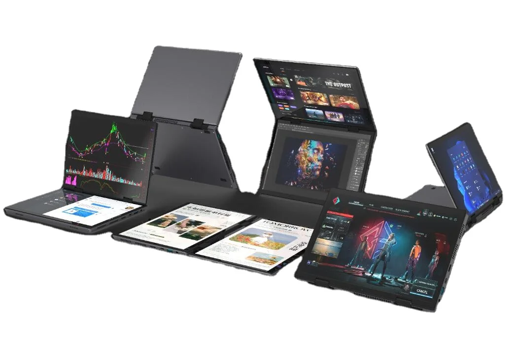 Special Design 10.5 Inch Business Laptop Dual monitor Touch Screen  Computer Netbooks Laptop For Bulk Wholesale