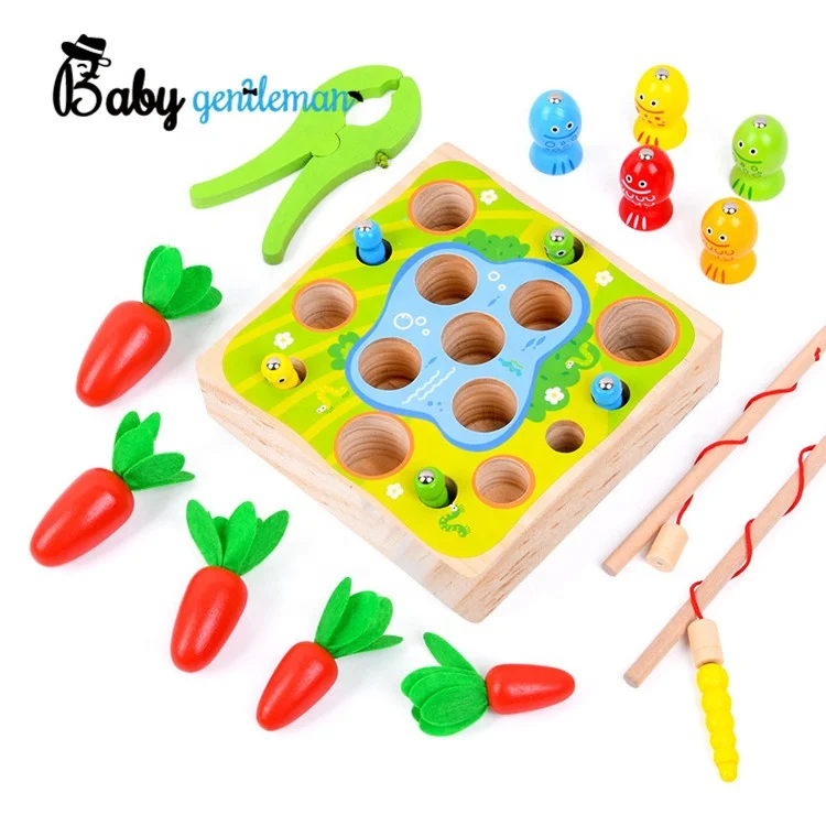High quality indoor sports game colorful wooden bowling set toys for kids Z01448A