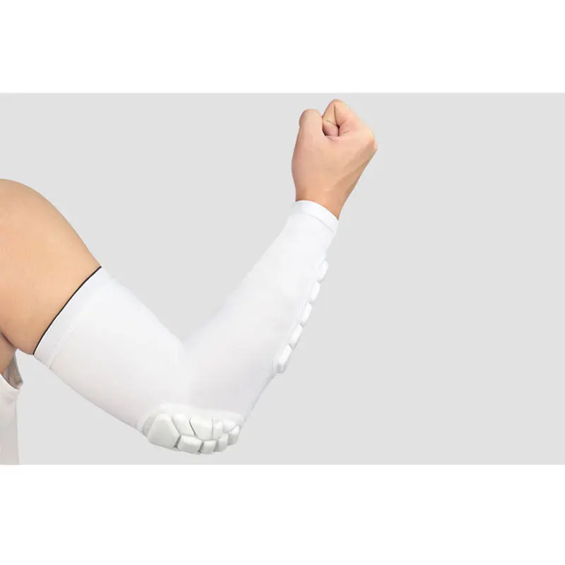 Wholesale Arm Sleeves Elastic Compression Elbow Pads Arm Protector Sleeve Joint Guard Elbow Pads Gym Sports Safety Arm Sleeve