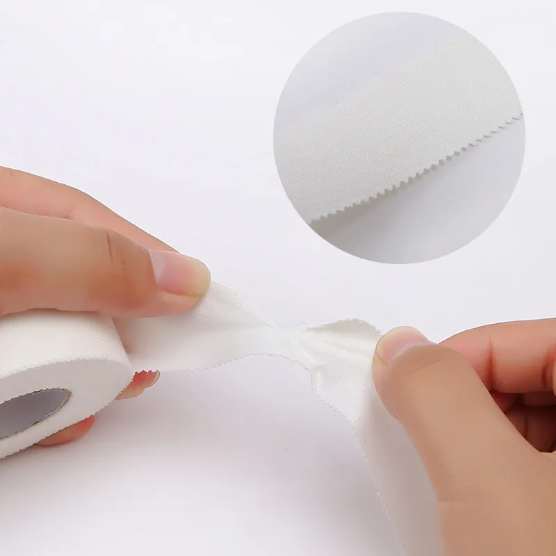 Bilink 2.5*91 Easy to tear hot melt latex free no allergernic cotton cloth adhesive strapping tape Muscle Athletic Protect Tape