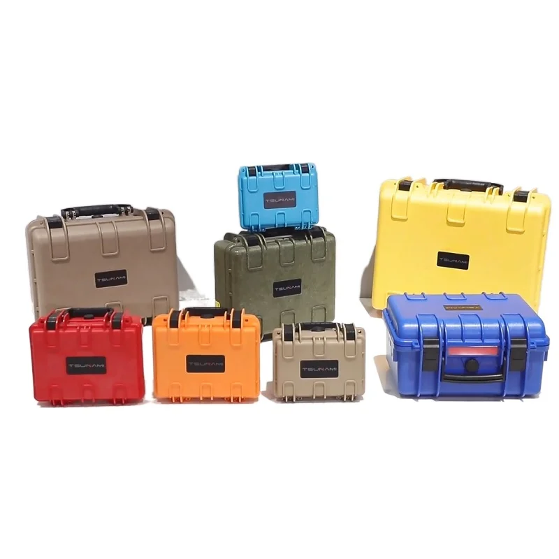 IP67 waterproof hard carry case small plastic travel case custom brand shockproof protective hard case