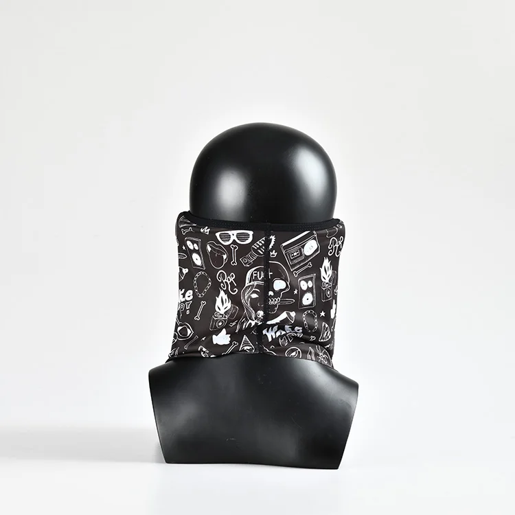 Wholesale Seamless Gator Neck Masks Cooling Fish Print Tube Bandana Custom Riding Multifunctional Neck Gaiter