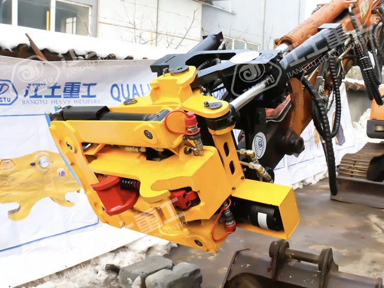 excavator tilting hydraulic automation tilt rotator