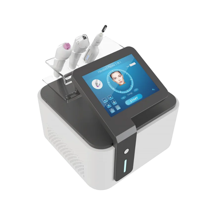 Plasma Pen Acne Removal Freckle Anti-wrinkle Fractional Plasma 3 Handles Face Lifting Machine