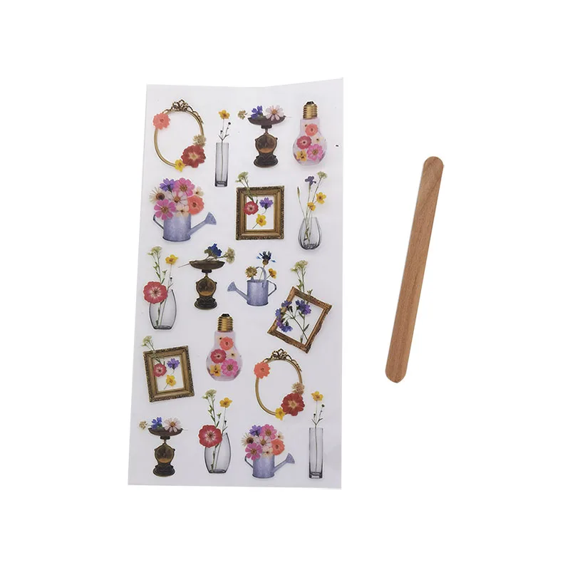 CVP Decorably Waterproof Reward Flowers Stickers