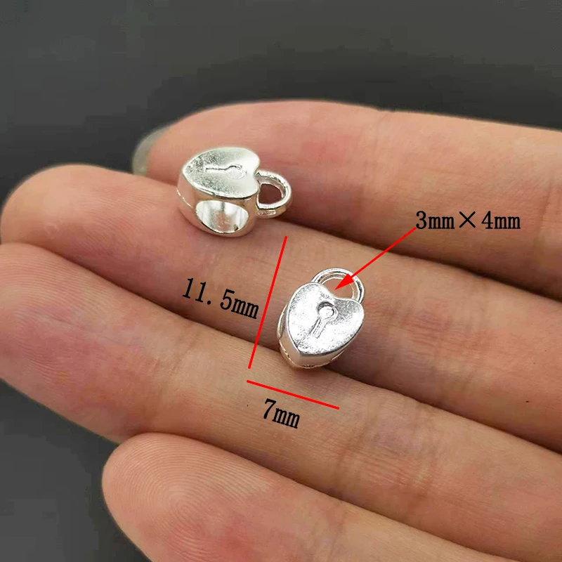 silver color Zinc Alloy Bead DIY big hole metal connector Beads Fits Charm Bracelets Necklaces Pendants making R224