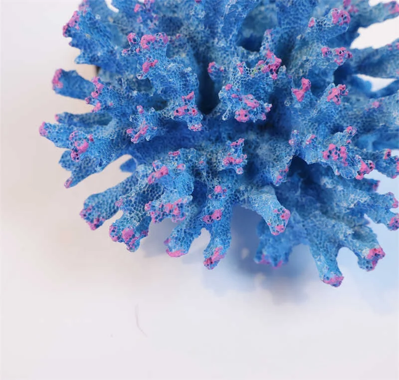 OEM/ODM Non-toxic resin lifelike resin artificial corals for fish tank Aquarium decorations