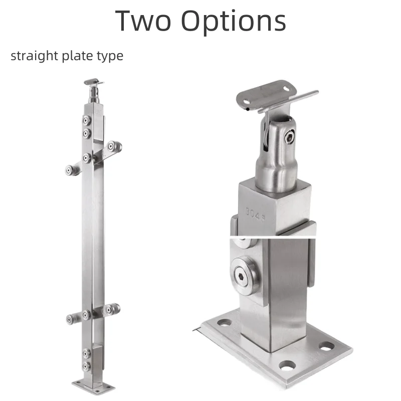 NIFENG MATEL Cheap Hot Selling Glass Handrail, decking Glass Balcony Railing With Glass Made In China Balustrade