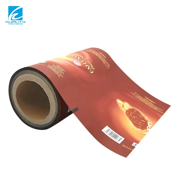 Automatic Packaging Film Laminated Plastic Metalized Polyester Mylar Wrapper Roll For Ice Cream Popsicle