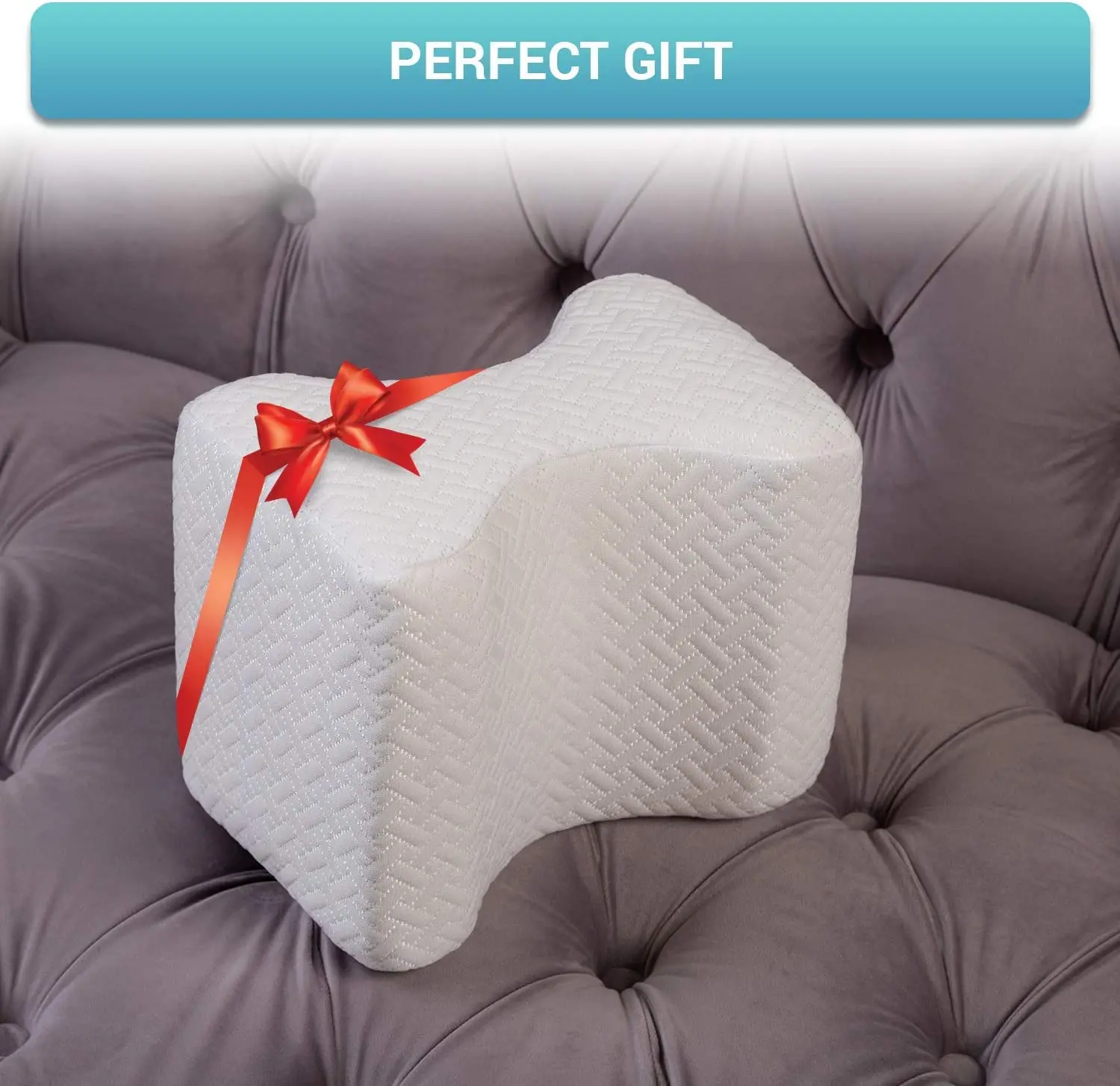 Memory Foam Filling Charming Women Leg- Clamping Knee Pillow