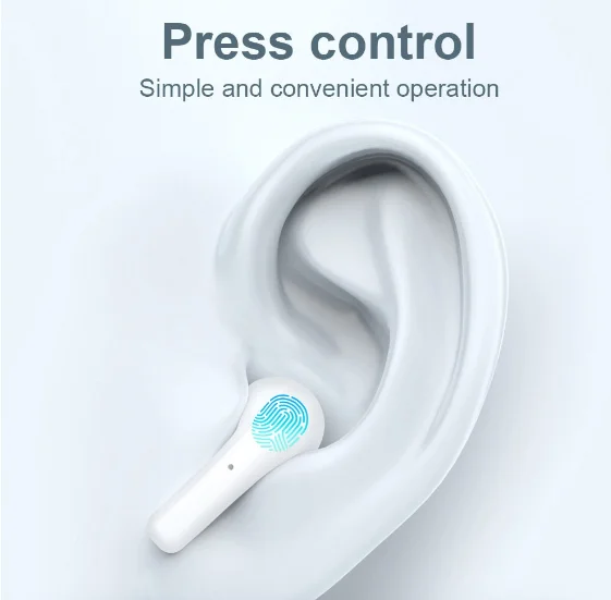 Оптовая продажа Беспроводные водонепроницаемые наушники-вкладыши с bluetooth OEM Type C коробка для хранения двойной динамик наушники сенсорным