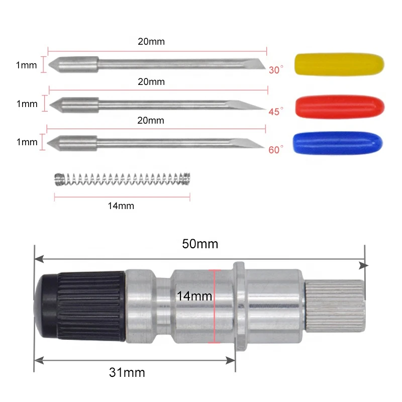 Режущий станок Roland Graphtec blade 30 45 60 градусов, резак для винила, режущий плоттер Roland Blade