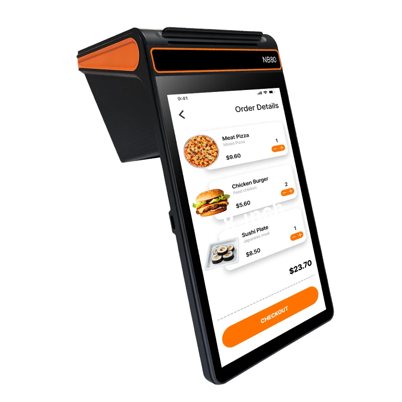 Hanbu Android 12 Pos терминал 4 + 64 GB высокая конфигурация портативный POS сенсорный с принтером