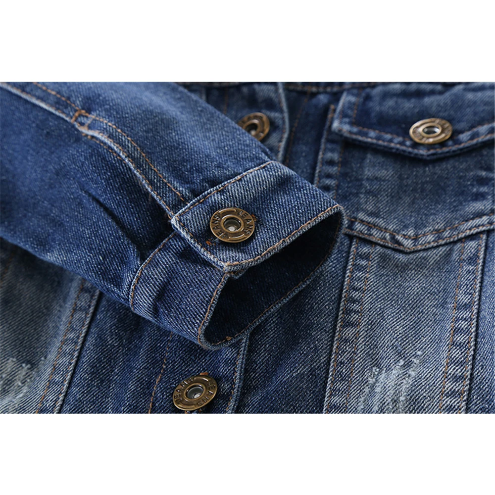 
Mudkingdom Hot Sale Comfortable Baby Denim Stylish Coats Casual Little Boy Jean Jacket 