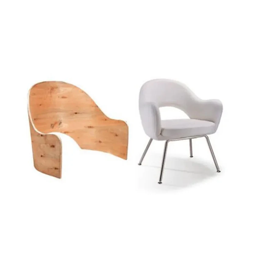 Wholesale furniture chair parts solid bent plywood for living room dining chair