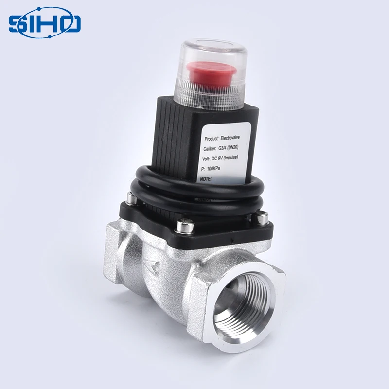 Top quality aluminum gas emergency cut off solenoid valve