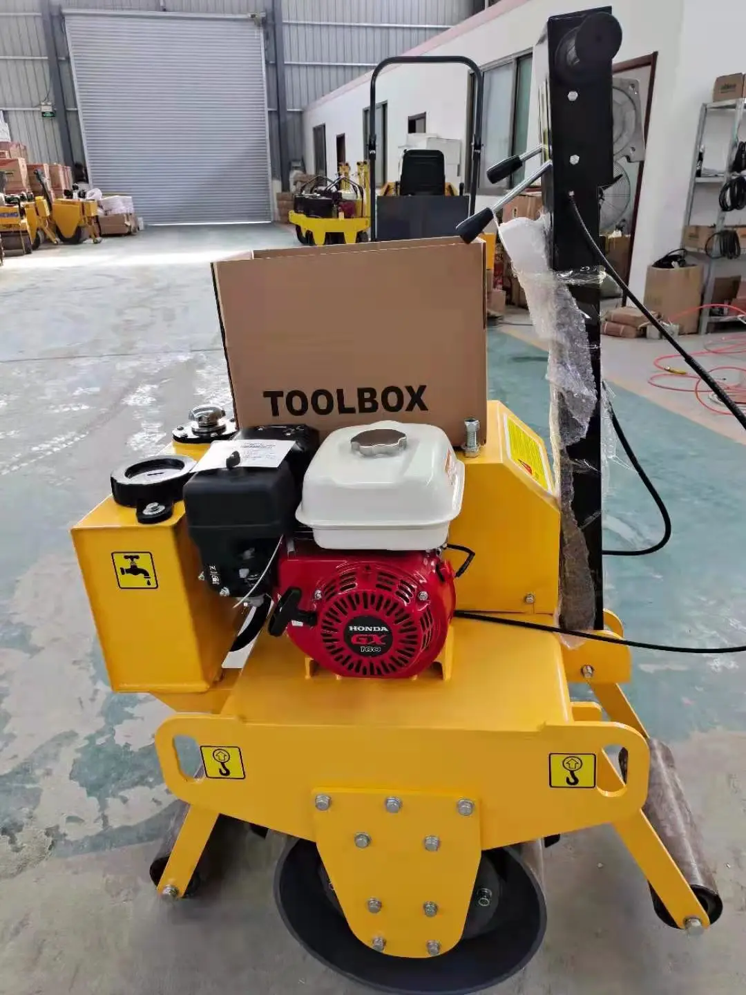 Fully hydraulic road roller asphalt concrete gravel pavement compaction single and double steel hand held small roller