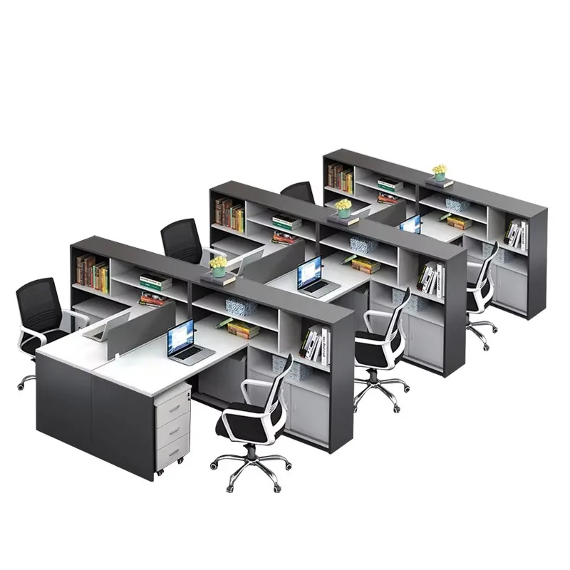 Modern Office Workstations Cubicle Office Furniture Staff Table Modular Workstation Office Desks Workstation With Drawer