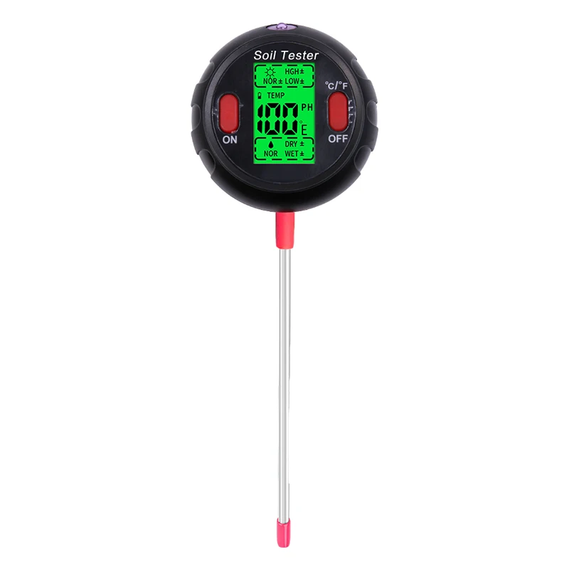 5 in 1 Multifunction Soil pH Meter with Single Probe