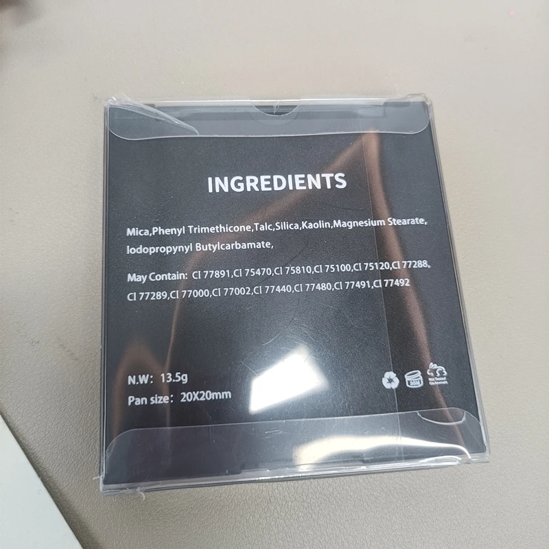 Custom Private Label Diy Professional Plastic Palette High Pigment Shimmer Eyeshadow Palette with Mirror