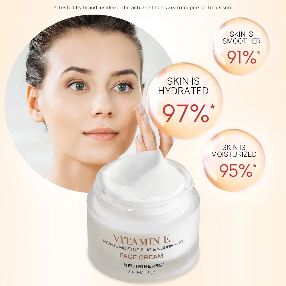 Neutriherbs Vitamin E face cream protecting moisturizing lubricating the skin
