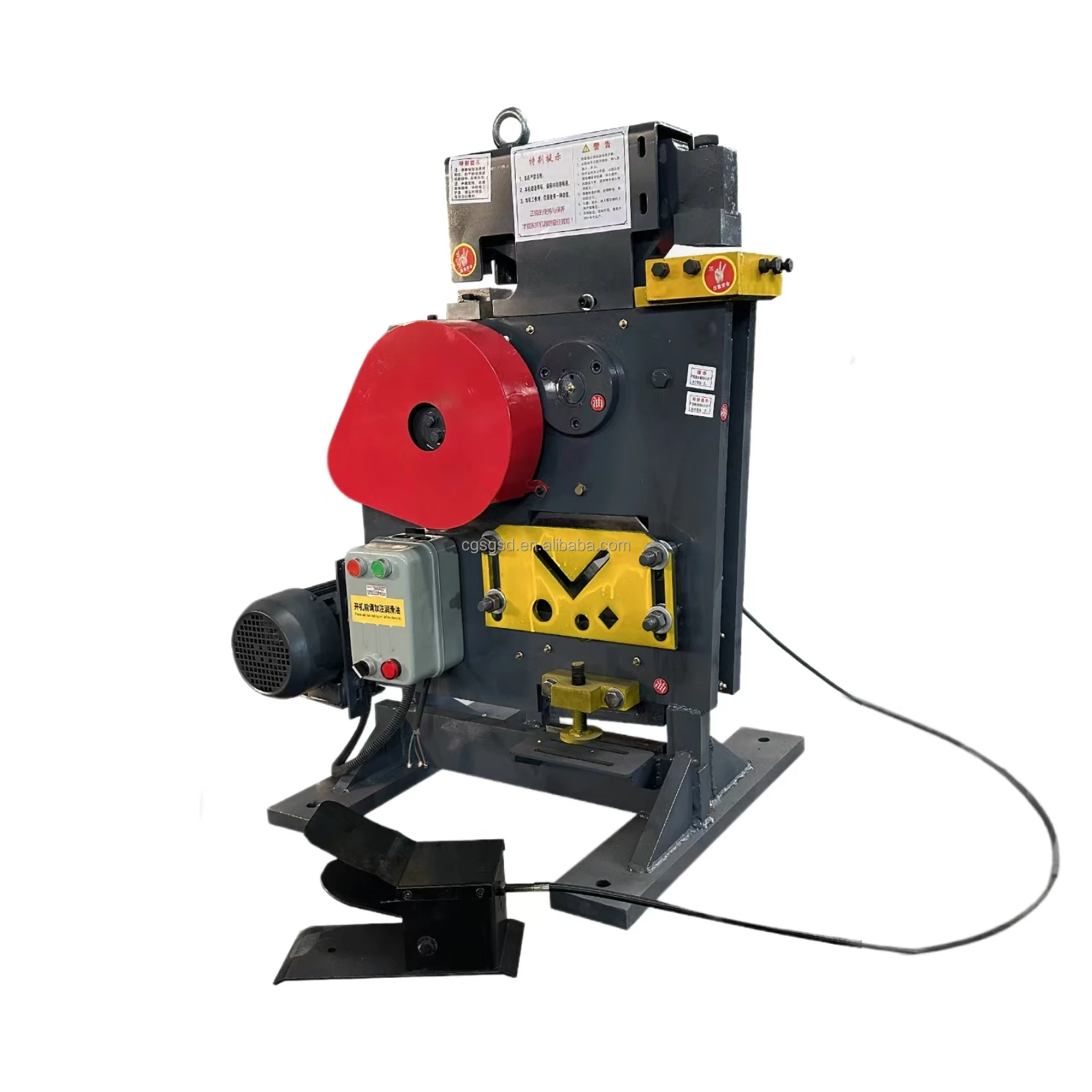 Sale Small Combined Punching & Shearing CNC Ironworker New Mechanical Power Source Hole Puncher & Shear Machine