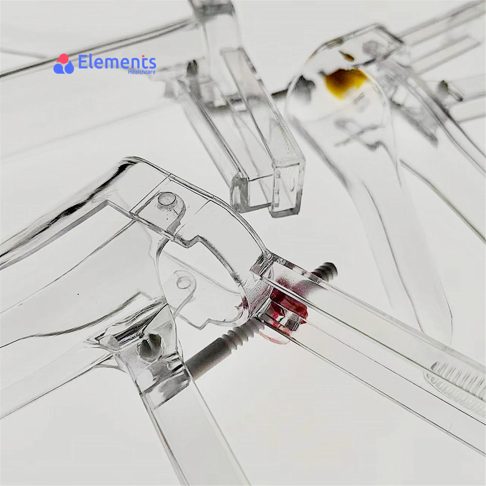Disposable Sterile Plastic Medical Vaginal Speculum Side Screw Type Vaginal Speculum Women Cusco Typer