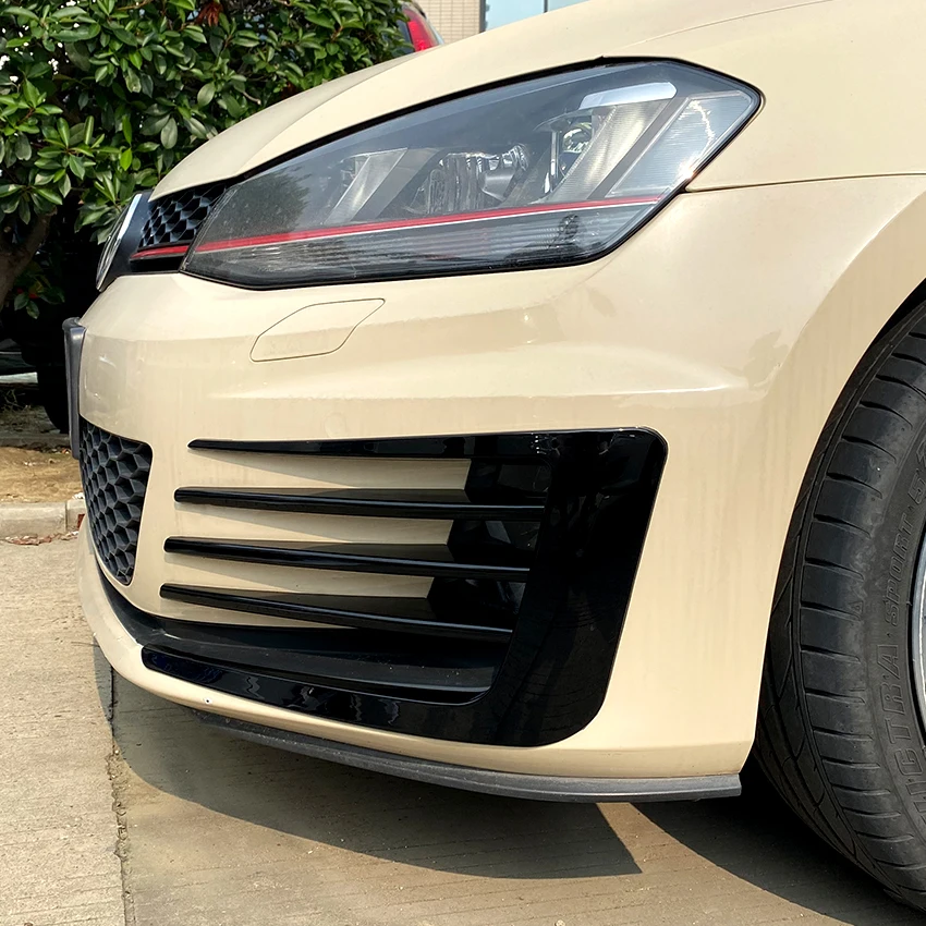 Front Bumper Fog Lamp Flag Stickers Body Kits for Volkswagen Golf MK7 GTI 2013-2016 Accessories