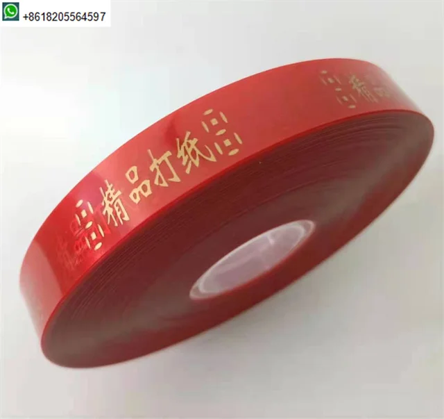 Best price colored OPP banding film 30mm wide hot melt strap pack roll for banding gift box