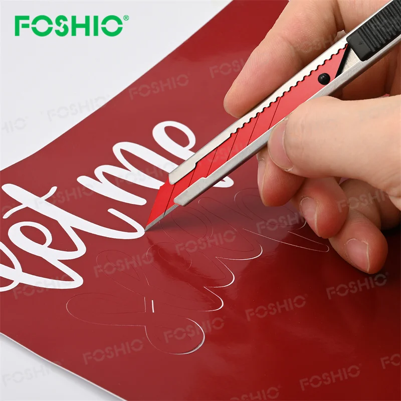 Foshio Customize 9Mm 30 Degree Paper Cutter Knife Vinyl Cutting Replaceable Blade Knife
