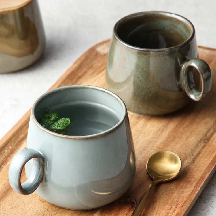 High Quality Promotion Kiln Change  Ceramic Mug Custom Ceramic Coffee Mug