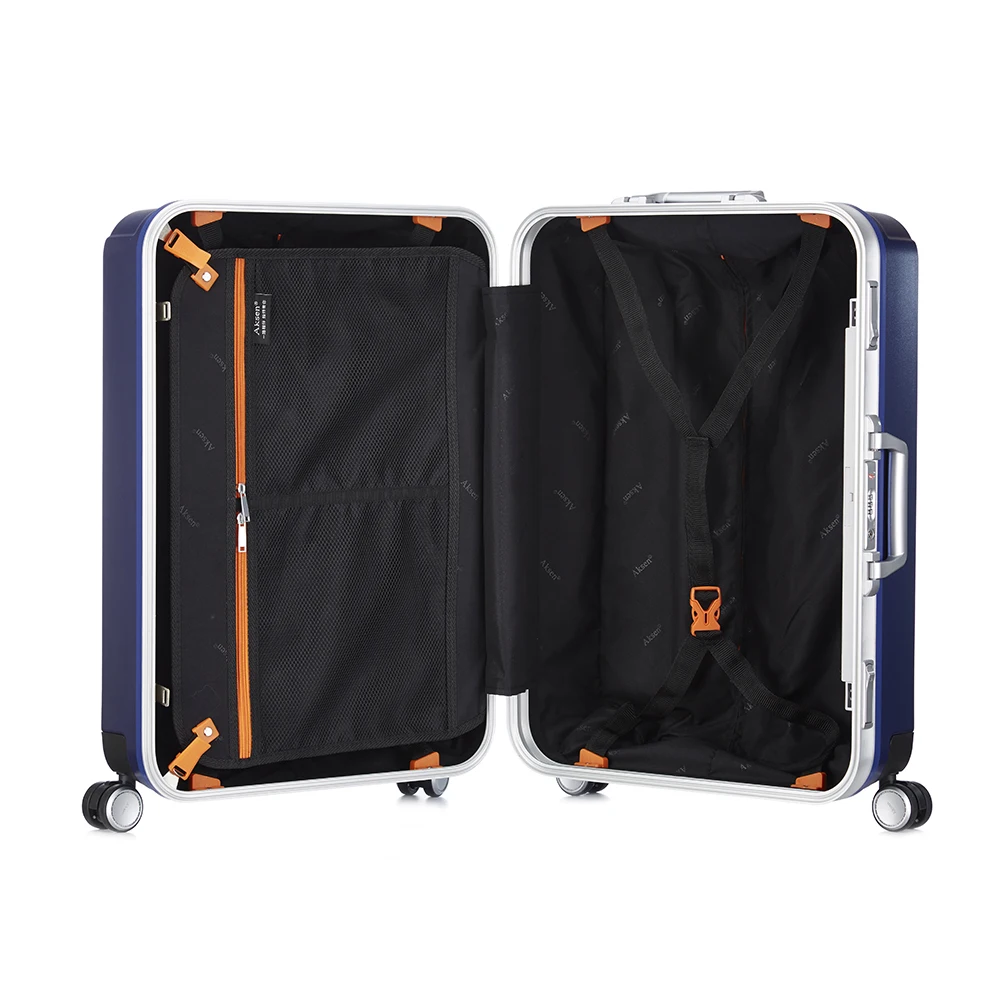 custom logo 3 pieces suitcases luggage set with 4 spinner wheels hard shell TSA lock travel suitcases sets