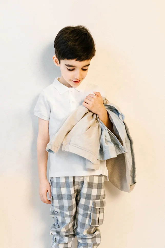 Шаль для мальчиков, воротник, жилет, оптовая продажа, школьный вязаный кардиган, чистое производство, Детский жилет