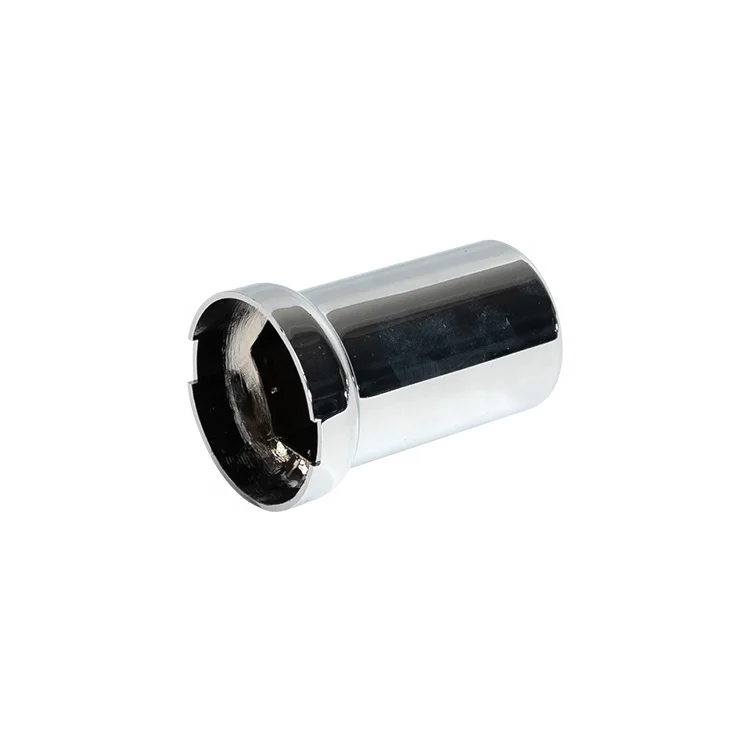 Ninetin Truxpro Chrome ABS 33mm Wheel Lug Nut Cover Pointed Push on Style with Flange 3-3/16\