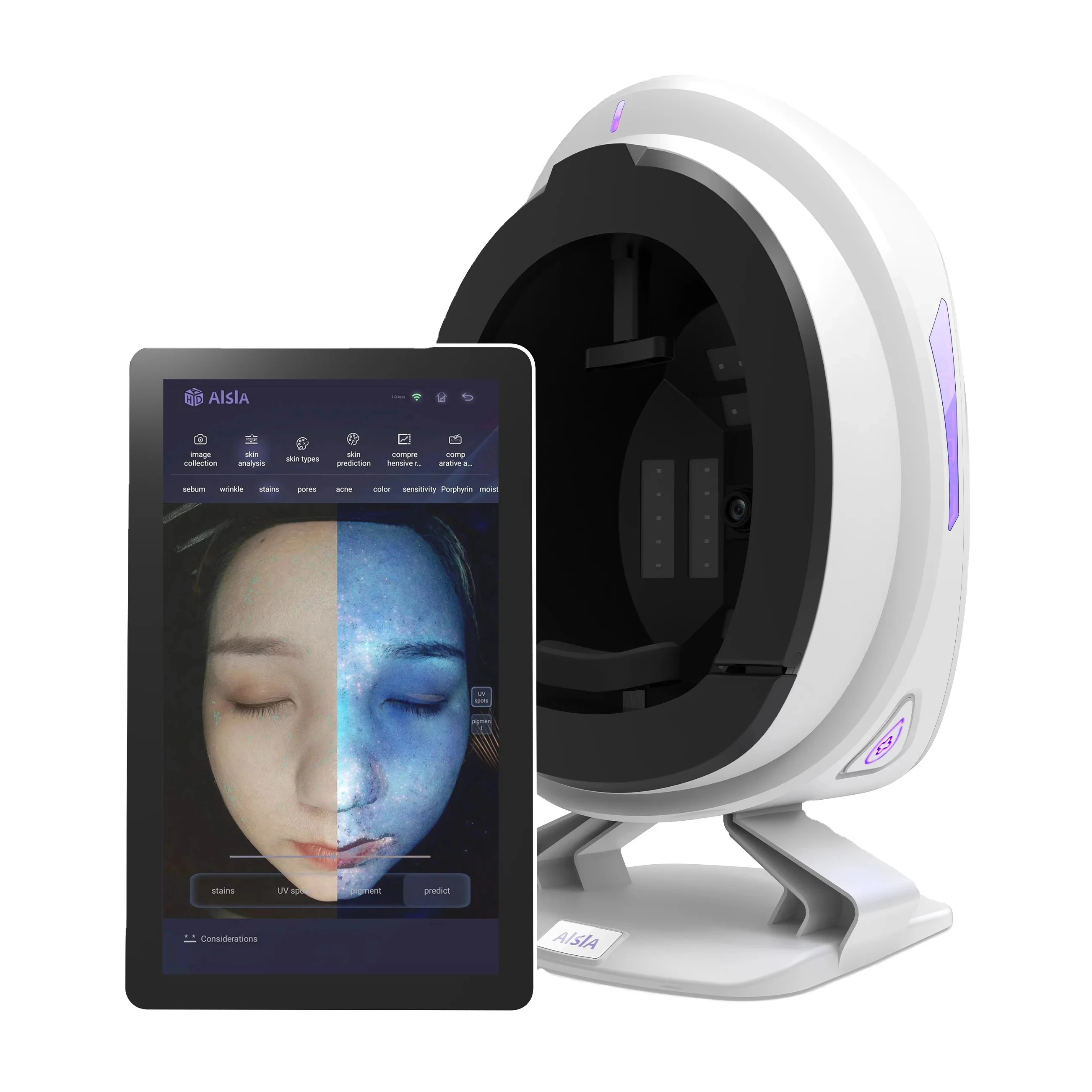 2023 Portable Home Use Digital 3D Skin Scanner Facial Analyzer Machine with CE Approval for Skin Testing and Facial Analysis