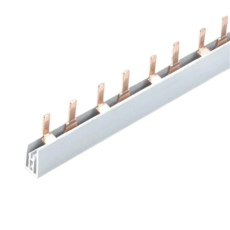 Professional manufacturer distribution box mounting pin type copper busbar 2P