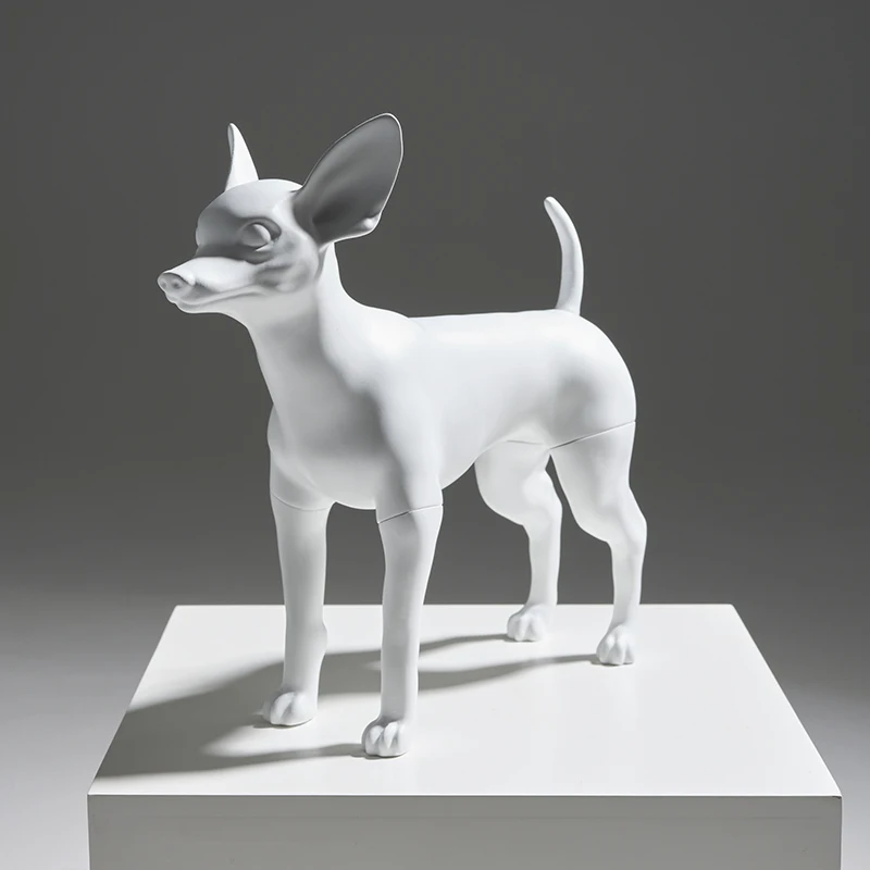 AFELLOW new pet chihuahua and labrador dog mannequin pet full body accessories shop window display use
