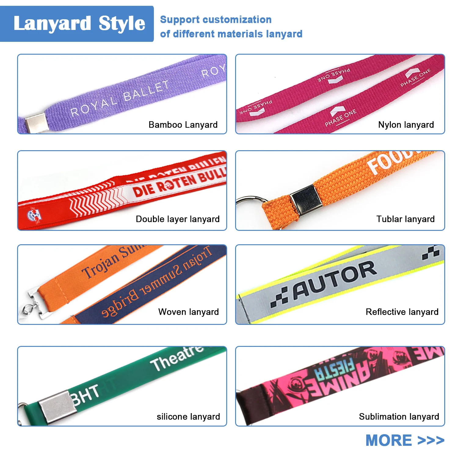 Full Style Lanyards With Logo Custom High Quality Neck Sublimation Polyester Key Chain Strap Customized Printed Lanyard