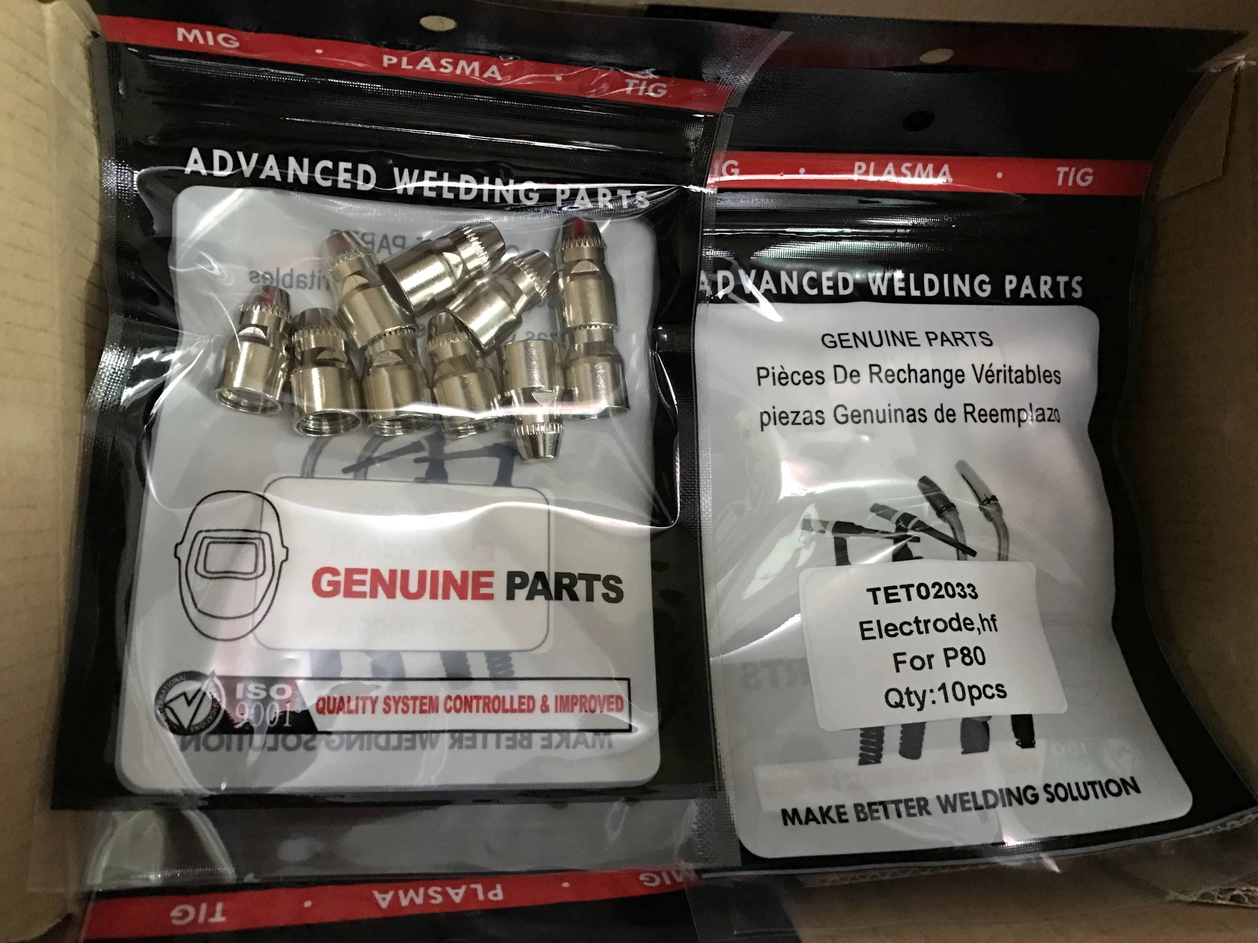 400A Mild Steel Plasma Spare Parts 220629 Plasma Electrode