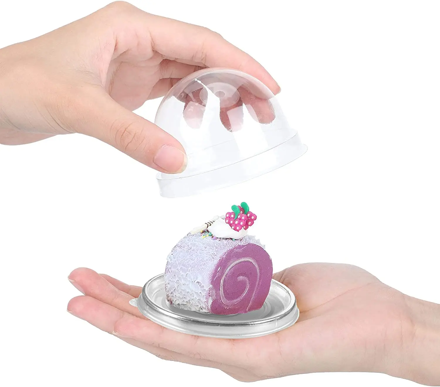 Mini Cupcake Box Muffin Dome Single Blister Cake Box for Wedding Birthday Cheese