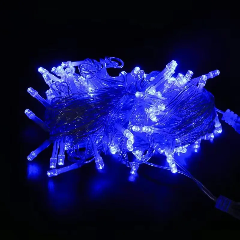 Toprex IP65 Waterproof LED String Curtain Light 220V Christmas  Lights Decorative Tree Style for Outdoor House Hanging