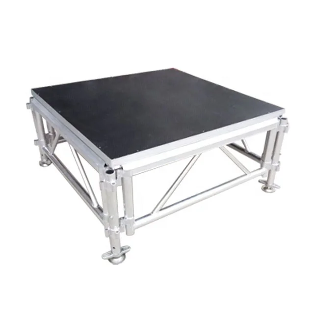 Hot Selling Aluminum Alloy Assembled Wedding Stage Adjustable Height Concert Display Stage Frame Platform