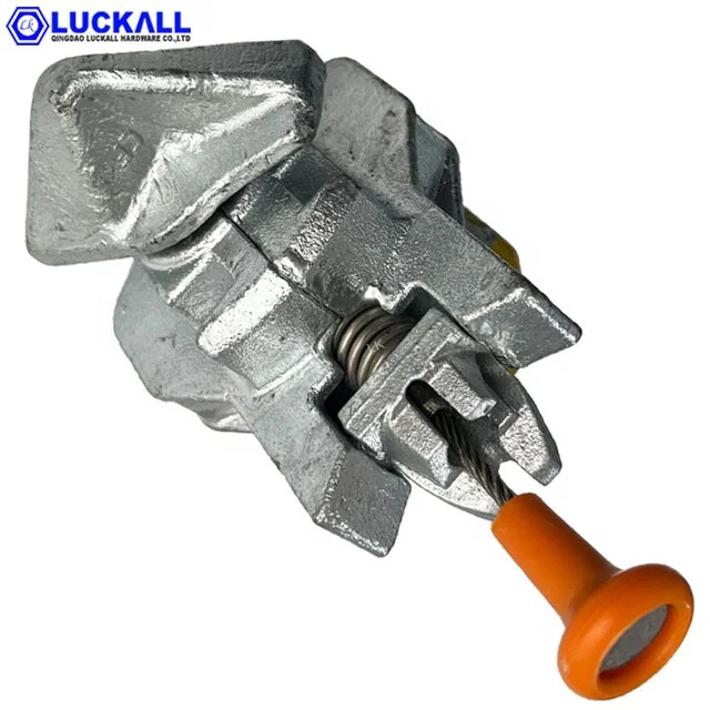 High Quality Carbon Steel Semi Automatic Twist Lock ISO Container Lashing Marine