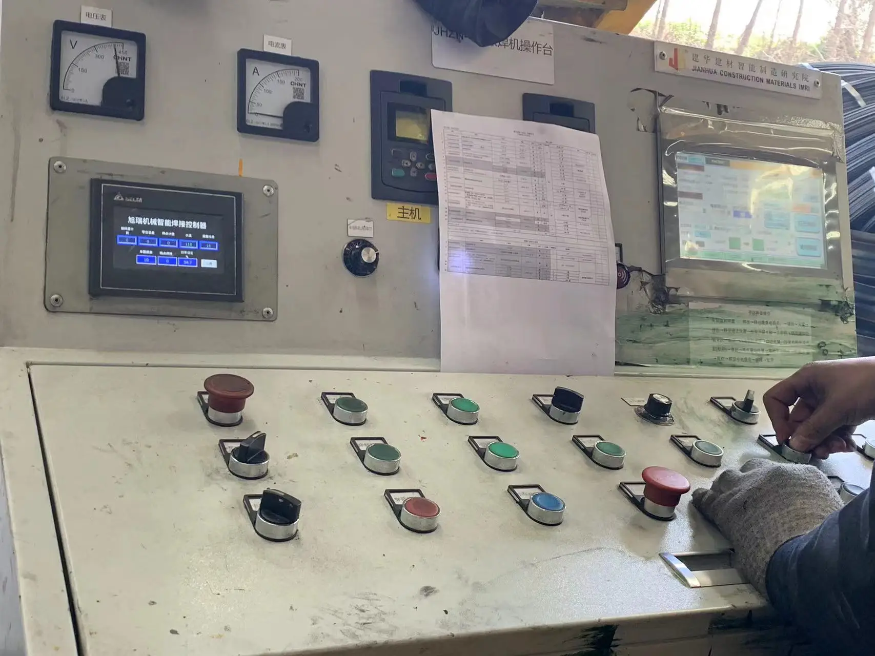 automatic steel wire concrete pile cage making machine