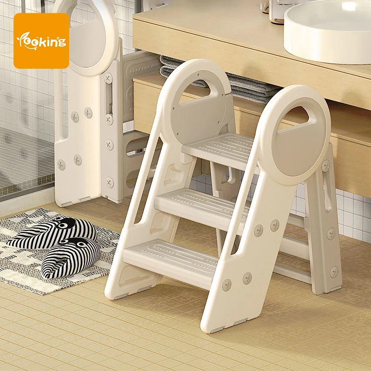 Многофункциональная обучающая башня для малышей нескользящий туалет ступенчатый стул пластиковый складной с несколькими высотами и 2 ступенями
