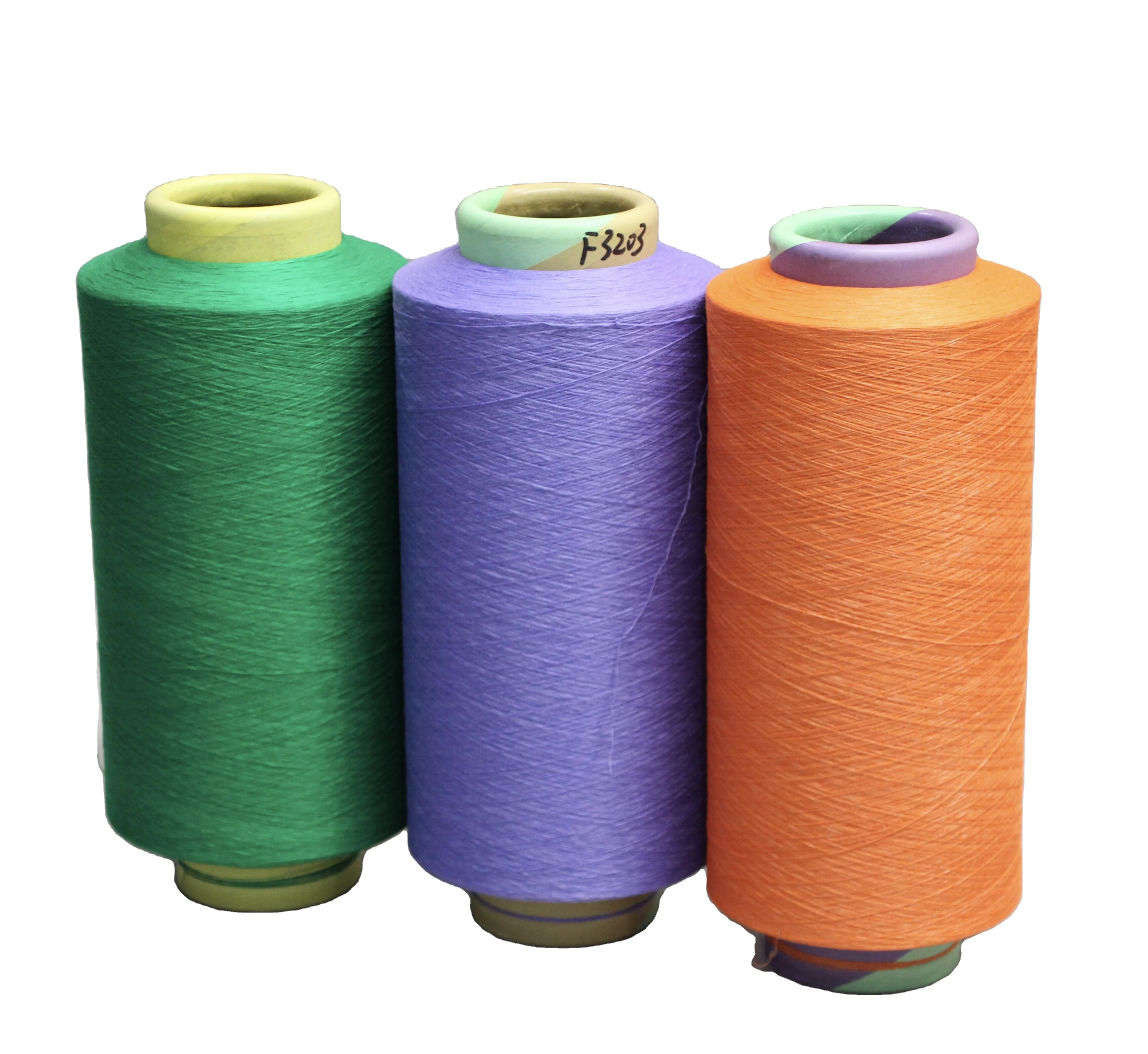 Stock 100% Polyester 40S Semi Dull Cotton Like DDB Yarn for Garments